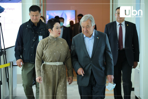НҮБ-ын ерөнхий нарийн бичгийн дарга Антонио Гуттерешийн Монголд хийсэн албан ёсны айлчлал өндөрлөлөө